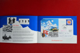 1983 Manaslu British Expedition Signed 4 Climbers Mountaneering Himalaya Escalade Alpiniste - Sportief