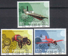 2009 Zu 1302-04 / Mi 2089-91 / YT 2021-23 Moyens De Transport Obl. - Used Stamps