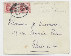 GERMANY GERMANIA 10C PAIRE LETTRE COVER BRIEF AMBULANT MOLSHEIM ZABERN 14.1.1909  BAHNPOST ALSACE - Bahnpost