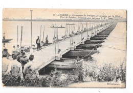 ANGERS - 49 -  Manoeuvres De Pontages Sur La Loire Par Le Génie - GEO 8 - - Angers