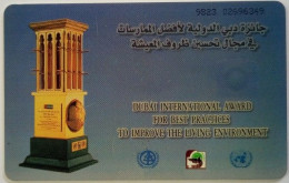 UAE Dhs. 30 Chip Card - Wind Tower Award ( C/N 9823 ) - Verenigde Arabische Emiraten