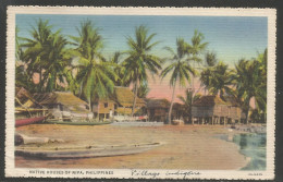 Carte P De 1937 ( Manille / Village Indigène ) - Philippines