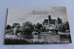 Moret Sur Loing Vue Generale Sur Moret Depuis La Rive Droite Du Loing 1959 - Moret Sur Loing