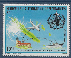 YT 500 - Météorologie Mondiale - Avion - Bateau - Carte De Nouvelle Calédonie - Nuevos