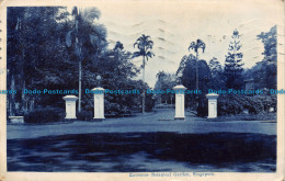 R156087 Entrance Botanical Garden. Singapore. 1922 - World