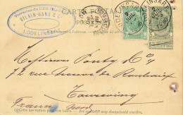 E630 Entier Postal Verreries De Deschassis Lodelinsart - Cartoline 1871-1909