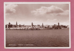 Monopoli. Porto E Panorama- Standard Size, Divided Back Ed. Cartoleria Gennaro Campanella , Cancelled And Mailed - Sonstige & Ohne Zuordnung