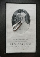 EERW. HEER LEO CORNELIS ° AERSCHOT 1894 + ABDIJ AVERBODE 1933 / PASTOOR TE VORST ST. NIKLAAS 1933/ KANUNNIK DER ABDIJ - Devotion Images