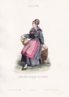 Cost. Des Environs De Colmar - Elsass Alsace / French Woman Femme / France Frankreich / Costume Tracht Costume - Prints & Engravings