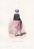 Grisette De Bayonne - Pyrénées-Atlantique / French Girl Woman Mädchen / France Frankreich / Costume Tracht - Prints & Engravings