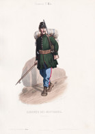 Douanier Des Montagnes (Pyrenees) - Zollbeamter Customs Officer / Pyrenees / France Frankreich / Costume Trach - Prints & Engravings
