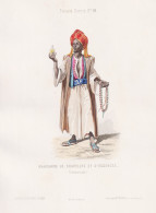 Marchand De Chapelets Et D'Essences (Constantinople) - Perfume Seller Merchant Kaufmann / Istanbul Turkey Tür - Estampes & Gravures