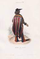 Homme De Puebla (Mexique) - Puebla Mexico Mexiko Mexican Man / Costume Tracht Costumes Trachten - Prints & Engravings