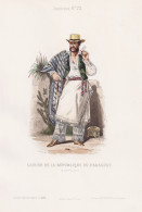 Gaucho De La Republique Du Paraguay - South America Südamerika / Costume Tracht Costumes Trachten - Prints & Engravings