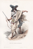 Chef De Tribu Du Desert - Algerian Chief / Algeria Algerien / Costume Tracht Costumes Trachten - Estampas & Grabados