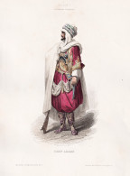 Chef Arabe - Algeria Algerien / Costume Tracht Costumes Trachten - Estampes & Gravures