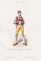 Jeune Homme Du Canton D'Appenzell - Appenzell Suisse Schweiz Switzerland / Costume Tracht Costumes Trachten - Stiche & Gravuren