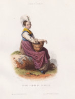 Jeune Femme De Schwitz - Schwyz Suisse Schweiz Switzerland / Costume Tracht Costumes Trachten - Stiche & Gravuren