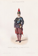 Sergent Suisse De La Garde Du Pape - Swiss Guard Vatican Roma Rome Rom / Italy Italien Italia / Costume Tracht - Estampes & Gravures