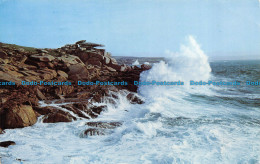 R156606 A Rough Sea Under The Pulpit Rock. St. Marys. Scilly. F. E. Gibson. 1975 - World