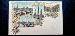 76 , Rouen ,souvenir Vues Multiples Début 1900 ....édit. Seughol Et Magdelin - Rouen