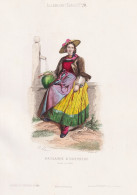 Paysanne D'Hornberg - Baden-Württemberg / Costume Tracht Costumes Trachten - Prints & Engravings
