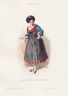 Paysanne De Iffeldorf - Bäuerin LK Weilheim-Schongau Bavaria Bayern / Costume Tracht Costumes Trachten - Prints & Engravings