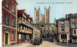 R156213 Exchequer Gate And Cathedral. Lincoln. Valentine. Valesque - World