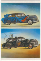 2x CHEVROLET FLEETLINE AERO SEDAN By SALVADOR DALI: 'Project Of Clothed Cars' - (Spain) - Turismo