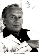CPA Schauspieler Horst Naumann, Portrait, Autogramm - Personnages Historiques