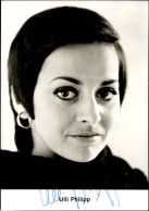 CPA Schauspielerin Ulli Philipp, Portrait, Autogramm - Acteurs