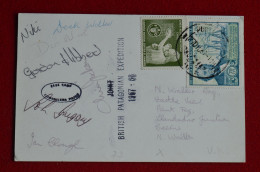 1967 1968 British Patagonian Expedition Signed Ian Clough + 6 Climbers  Mountaineering Andes Anden Escalade Alpiniste - Sportifs