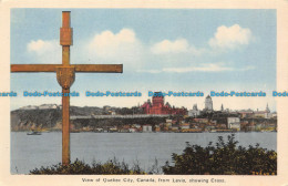 R156245 View Of Quebec City. Canada From Levis Showing Cross - World
