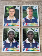 4 Vignettes PANINI  France 98  TTB - Italiaanse Uitgave