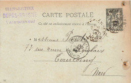 E637 Entier Postal Grains Malterie Dupas Brasme Valenciennes - Cartes Précurseurs