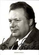 CPA Schauspieler Günter Strack, Portrait, Autogramm - Schauspieler