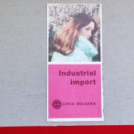 SOFIA - BULGARIE, Industrial Import, Vintage Advertising Brochure, Fashion (pro5) - Advertising