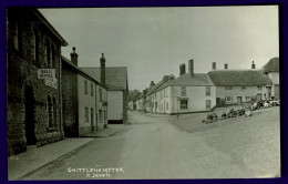 Ref 1654 - Early Photo Postcard The Bell Hotel & School Group Chittlehampton Village Devon - Otros & Sin Clasificación