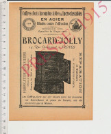 Publicité 1915 Coffres-Forts Brocard-Jolly 14 Rue Charbonnet Troyes - Advertising