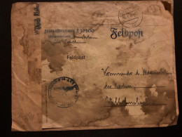 LETTRE FELPOSTNUMMER 17100 OBL.01 7 42 + FELDPOST Pour KOMMANDO D MARINESTATION DER NORDSEE - Covers & Documents