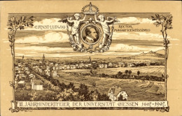 Artiste CPA Gießen An Der Lahn Hessen, III. Jahrhundertfeier Der Universität, Porträt Ernst Ludwig - Sonstige & Ohne Zuordnung