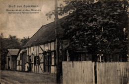CPA Speckhorn Recklinghausen Im Ruhrgebiet, Restaurant - Autres & Non Classés