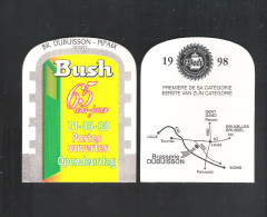 Bierviltje - Sous-bock - Bierdeckel  BUSH - BR. DUBUISSON - PIPAIX - 65 ANS/JAAR -  21-6-98 - OPENDEURDAG    (B 1043) - Beer Mats