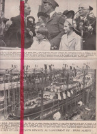 Hoboken - Lancement Navire Prince Albert - Orig. Knipsel Coupure Tijdschrift Magazine - 1937 - Non Classés