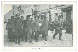 RUS 21 - 13249 WW I Russian Prisoners, Russia - Old Postcard, CENSOR - Used - 1915 - Russia