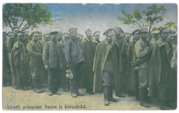 RUS 21 - 13251 WW I Russian Prisoners, Russia - Old Postcard, CENSOR - Used - 1915 - Russie