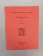 Hill Monastic Manuscript Project.  Progress Report VIII. Spain, Ethiopia, Malte, Austria (Revisited) 1974 - 19 - 4. Neuzeit (1789-1914)