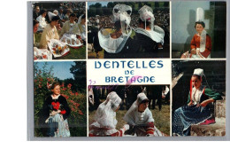 BRETAGNE - Les Jolies Dentelles Jeune Fille De Léon Coiffe Et Costume Bigouden - Bretagne