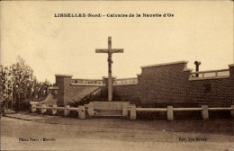 CPA Linselles Nord, Calvaire De La Navette D'Or - Other & Unclassified
