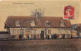 FOUQUEVILLE - Café De La Place (carte Toilée) - Other & Unclassified